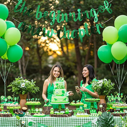 BEISHIDA Bright Green Pre-Strung The Beginning of A New Chapter Banner | - Image 4