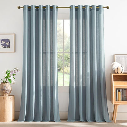 NICETOWN Linen 78 inch Curtains by NICETOWN