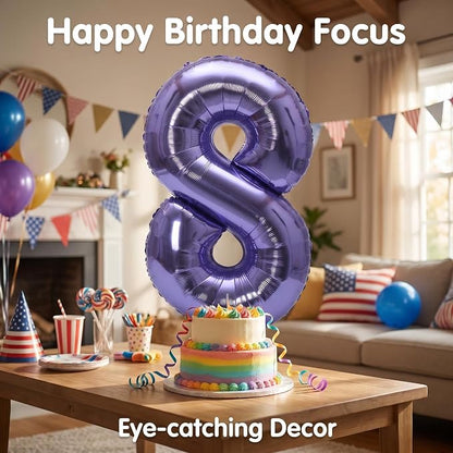 YPSelected 32 Inch Large Foil Helium Number Balloon Birthday Wedding Party 0-9 - Image 3