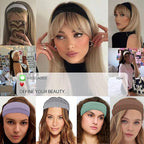 4pcs Headbands for Women Stripedr Non Slip Wraps Elastic Stretchy Fashion Bandanas Workout Yoga Running Hair