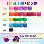 Punky Purple Semi Permanent Hair Color - Vegan & Cruelty-Free Conditioning Hair Dye, Lasts Up to 35 Washes, 3.5 fl oz