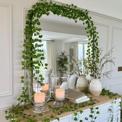 72 Pack 504Ft Artificial Ivy Fake Vines, Ivy Garland Greenery Garland Fake - Image 2