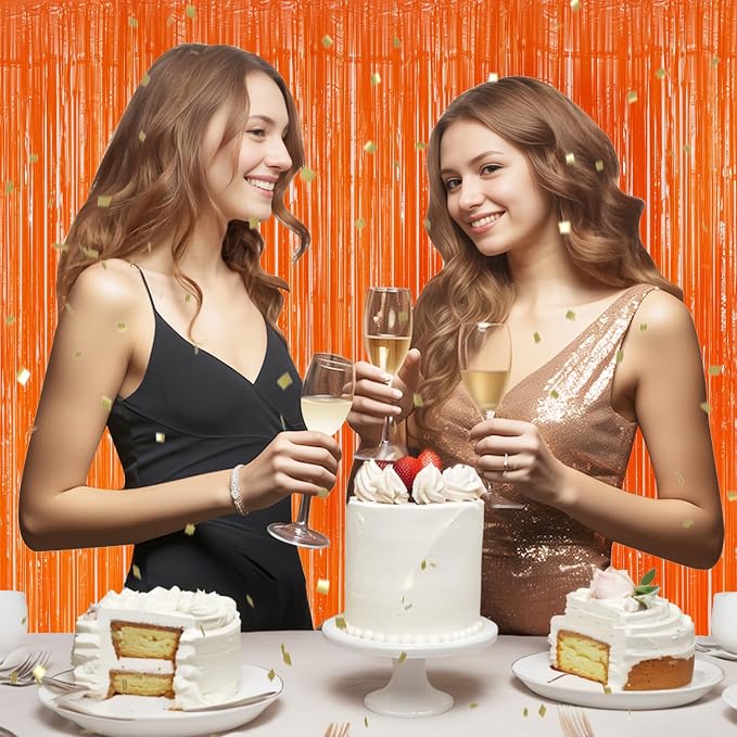 DECOCKRAT 2 Pack Foil Fringe Backdrop - Image 4