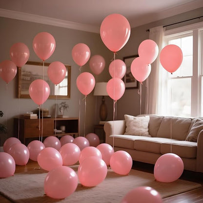 110pcs Dusty Pink Balloon 12 Inch, Brush Pink Latex Balloons - Image 8