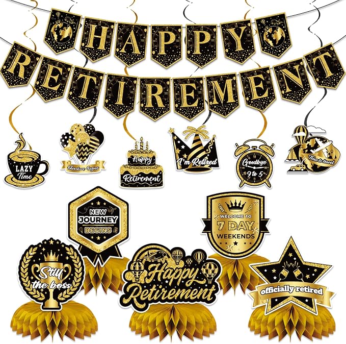12Pcs Retirement Party Decorations by Zgrzoqjlw