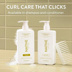 Native Coconut & Turmeric Shampoo and Conditioner Contain Naturally Derived Ingredients | All Hair Types, Color & Treated, Fine to Dry Damaged, Sulfate & Dye Free - 2-Pack