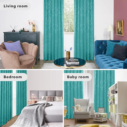 Deconovo Blackout Back Tab Curtains - Image 6