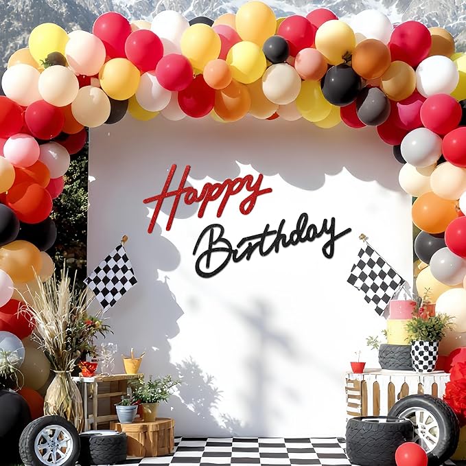TONIFUL Happy Birthday Sign for Backdrop - Image 4