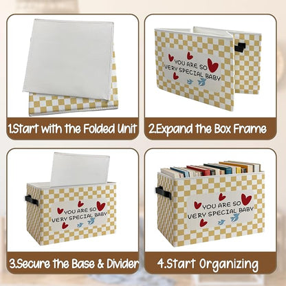 Inspirational Kids Foldable Storage Bins Box - Image 4