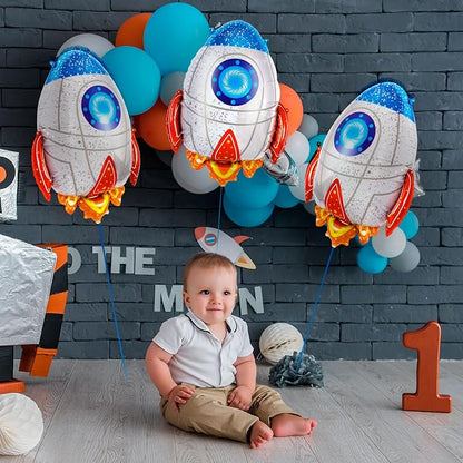 6 Pcs Rocket Balloons for Kids - Image 4