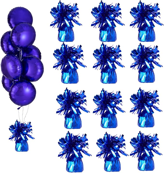 Balloon Weights, 12 Pieces, Weight 0.36Lb | Aluminum Foil, Suitable by Unknown
