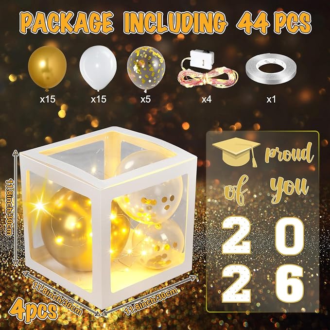 Jerify 44 PCS Graduation 2026 Box Decorations - Image 2