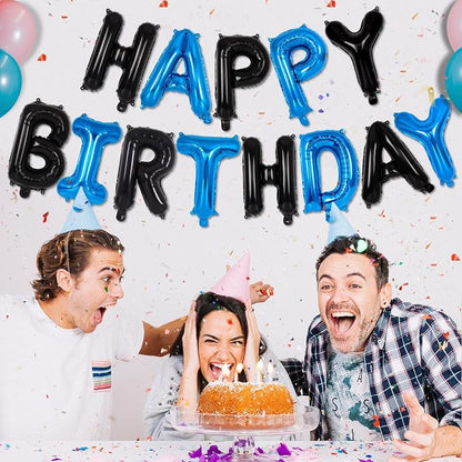 Happy Birthday Balloons Banner, Foil Balloon Personalized Name Letters Balloons - Image 6