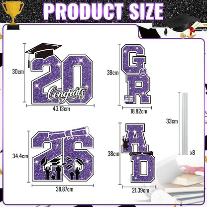 Graduation Yard Sign Class of 2026 Decorations - Image 2