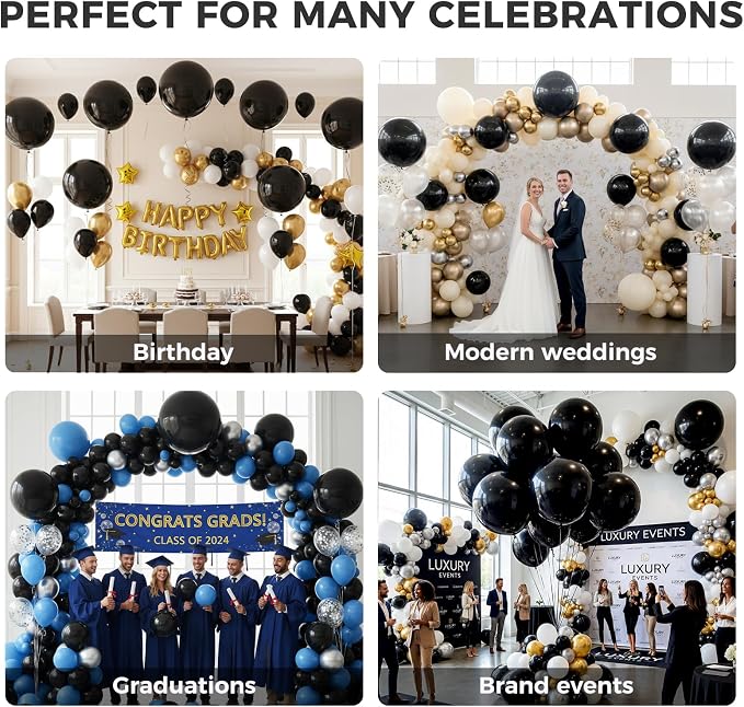 LovesTown 15PCS Party Balloons, 18inch Latex Balloons Garland Arch Kit - Image 5