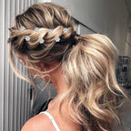 (48 Pcs,4 Styles) Pearl,Rhinestone Crystal Twisters Spiral Set Hair Pin Silver Coil for Wedding, Bridal, Prom, Party and Special Occasion with Clear Container