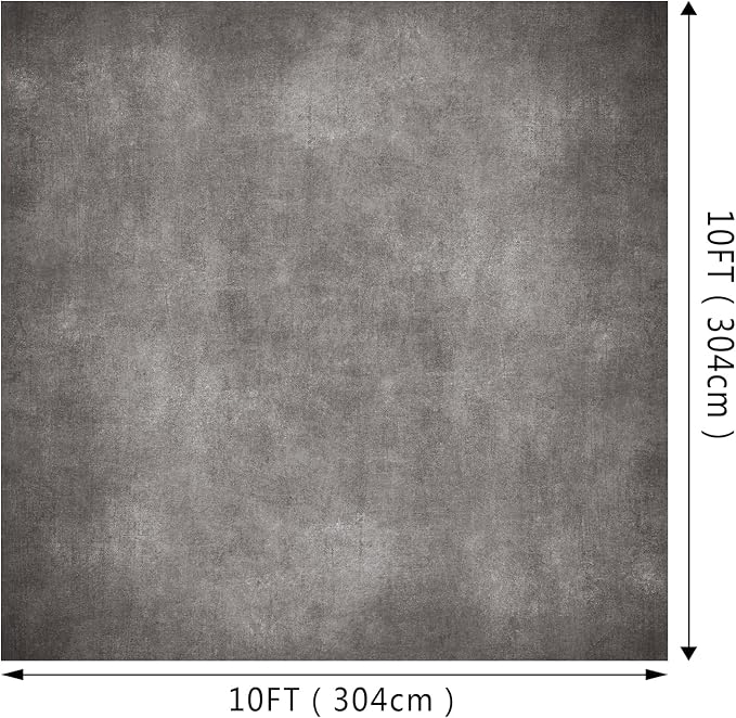 Gray Photo Backdrop Studio Abstract Texture Photography Background 10x10ft | - Image 2