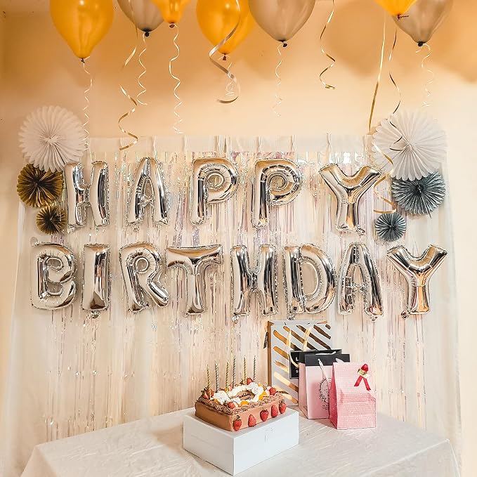 52 Pieces 16 Inches A-Z Letter Balloons – 2 Sets of Alphabet Mylar Balloon - Image 7