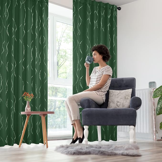Deconovo Blackout Back Tab Curtains - Image 8