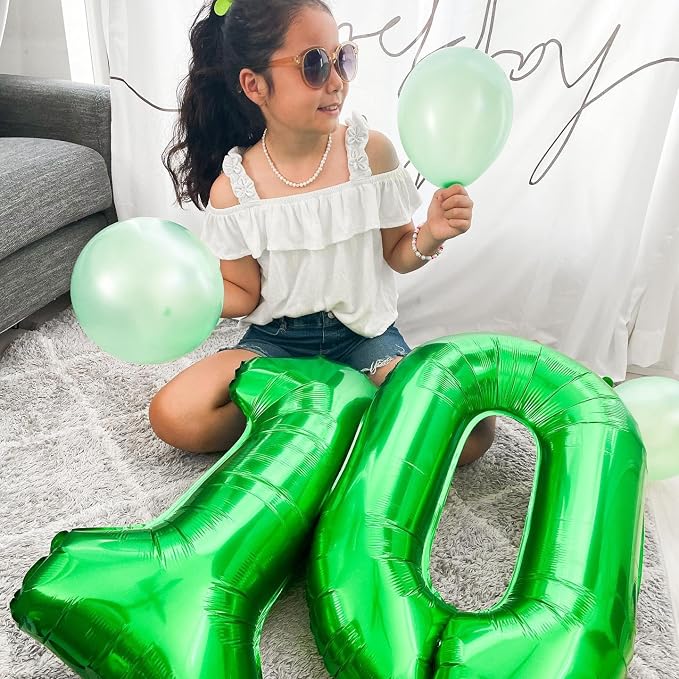 Green 5 Balloon - Image 2