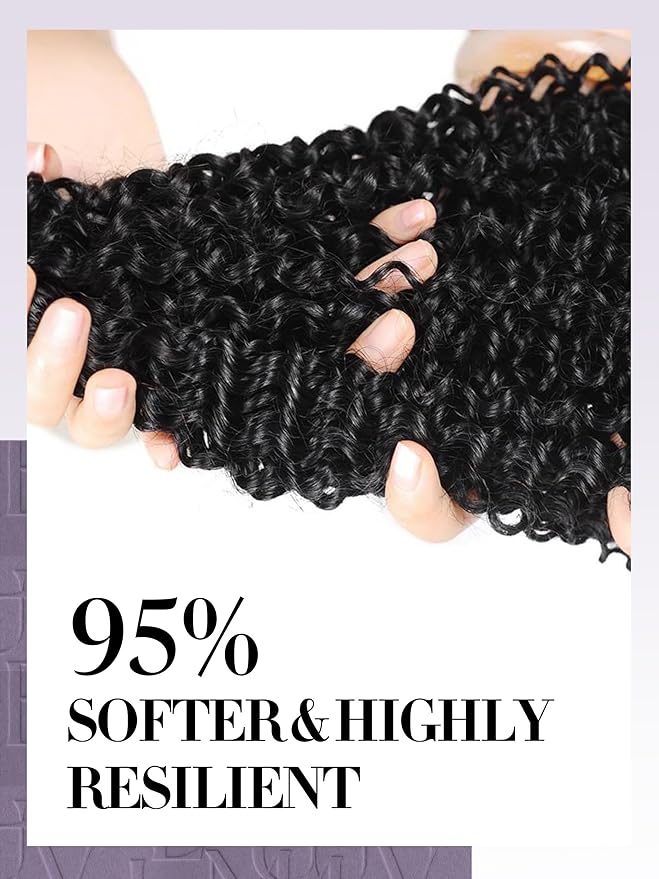 LUVME Curly Hair Extensions Clip ins for Women, Full Head with 2 Pack 270g 14pcs 24Inch Clip in Hair Extensions Raw Virgin Hair Kinky Curly Clip ins