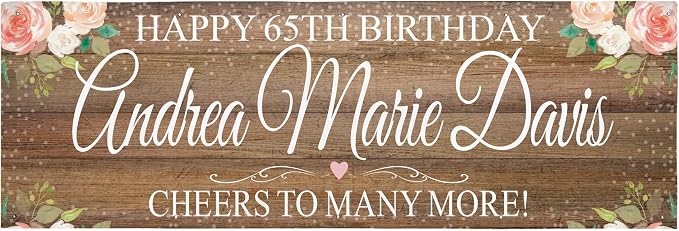 Let's Make Memories Personalized Celebration Banner by LetsMakeMemories