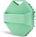 Sud Scrub® Antimicrobial Silicone Body Scrubber, Exfoliating Body Scrubber for Sensitive Skin, Eco Friendly Shower Scrubber for Body, Silicone Body Brush for Showering, Mint