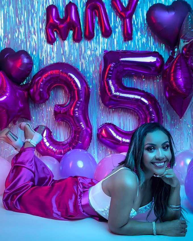 Purple Number 5 Balloon 40 Inch - Image 7