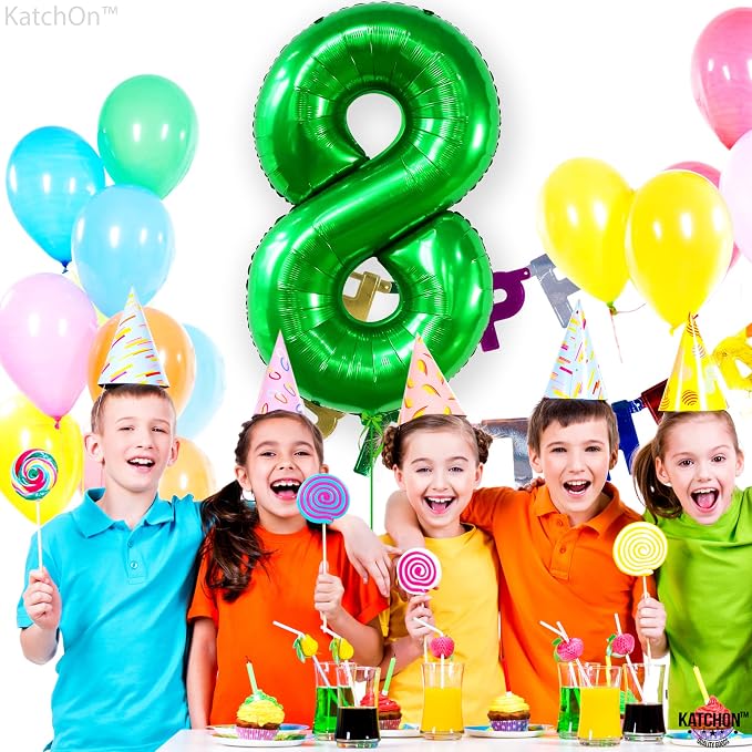 KatchOn Green 8 Balloon Number - Image 6