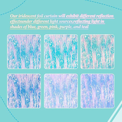DECOCKRAT 3 Pack Foil Fringe Backdrop - Image 4