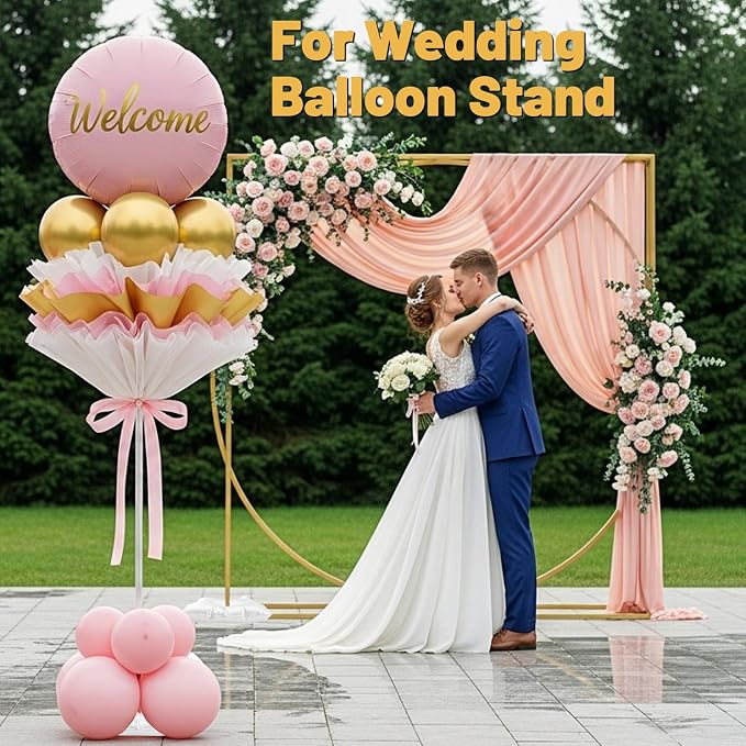4 Pack Water Weight Bags for Balloon Column Stand and Balloon Arch | Upgraded - Image 8