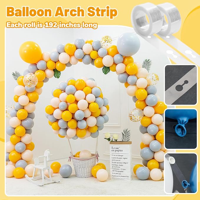PartyHop 26Pcs Balloon Arch Garland Tool kit, 2 Pack Garland Strips& 2 Pack - Image 7
