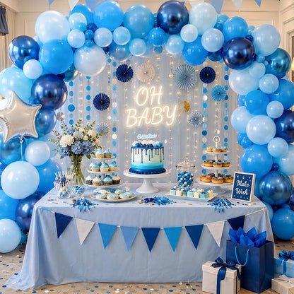 Blue Balloons, Light Blue, Anniversary, Graduation, Wedding Party Decorations - Image 6