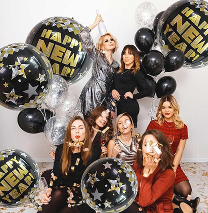 22 Inch Happy New Year Mylar Balloons - Image 5
