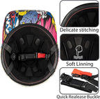 Baseball Style Cap Retro Motorcycle Helmet Unisex-Adult - DOT Approved