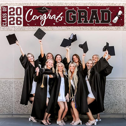 2026 Graduation Yard Sign, Large Congrats Grad Yard Banner Class of 2026 Banner - Image 7