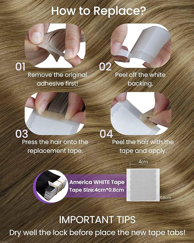 LaaVoo Hair Extensions Tape in Human Hair Balayage Tape Hair Extensions Ombre Chestnut Brown to Light Brown Mix Golden Brown Tape in Extensions Human Hair Seamless 16inch 20pcs 50g