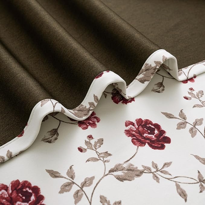 Beauoop Floral 100% Blackout Curtains - Image 6