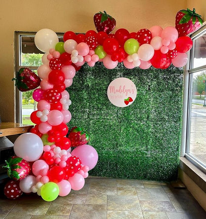 Strawberry Balloon Arch - Image 3