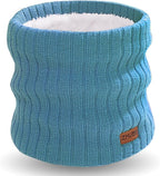 Neck Warmer Gaiter, Winter Fleece Lined Face Mask Scarf for Men Women, Thick Warm Cold Weather Running Ski Neck Cover
