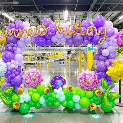 Voircoloria 66pcs Purple Latex Party Balloons, 12inch | - Image 4