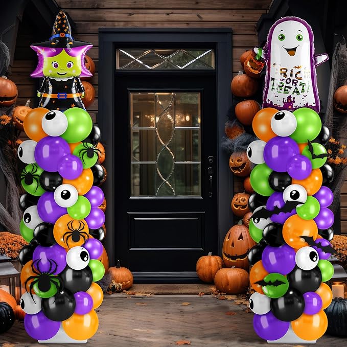 Kasyat 2 Sets Halloween Balloon Column Stand Kit - Image 2
