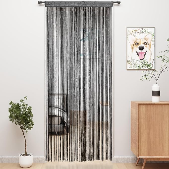 YIIBAII Door String Curtains Fringe Door Curtains by YIIBAII
