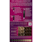 Schwarzkopf Keratin Permanent Hair Dye Cream, 4.0 Cappuccino, Professional Quality Color for Up to 100% Gray Coverage, Bond Enforcing System
