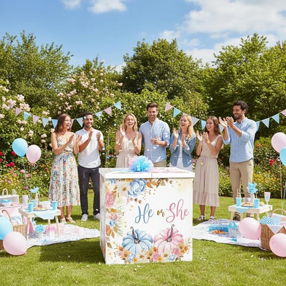 AmazingSpark 28in Giant Gender Reveal Gift Box - Image 5
