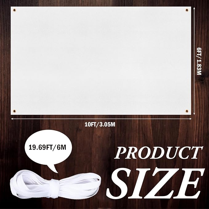 Zonon Large Blank Banners And Signs Polyester Oxford Cloth Sublimation Banner - Image 2