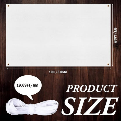 Zonon Large Blank Banners And Signs Polyester Oxford Cloth Sublimation Banner - Image 2