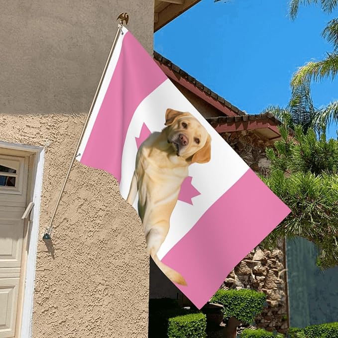 Custom Canada Flag 3x5 Ft Outdoor, Personalize Print Your Own Text/Photo/Logo - Image 6