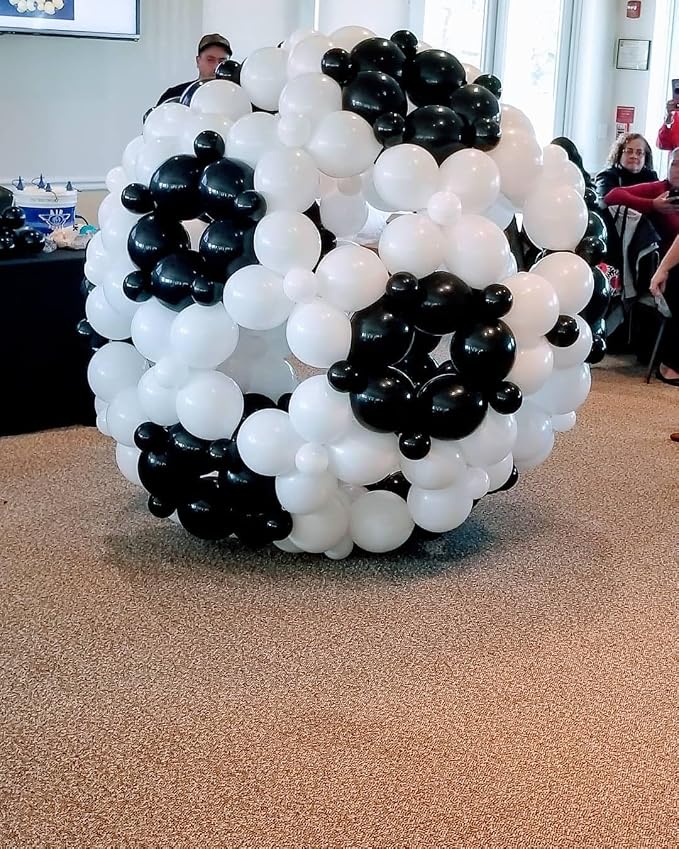 Black and White Quick Link Balloons - Image 9