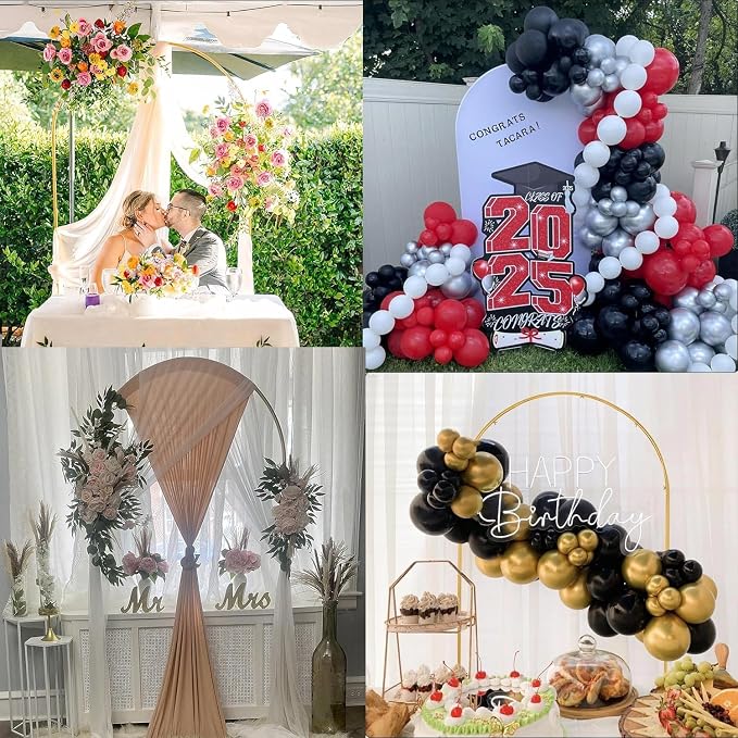 Vincidern 7.2ft Balloon Arch Backdrop Stand, Wedding Arch - Image 7